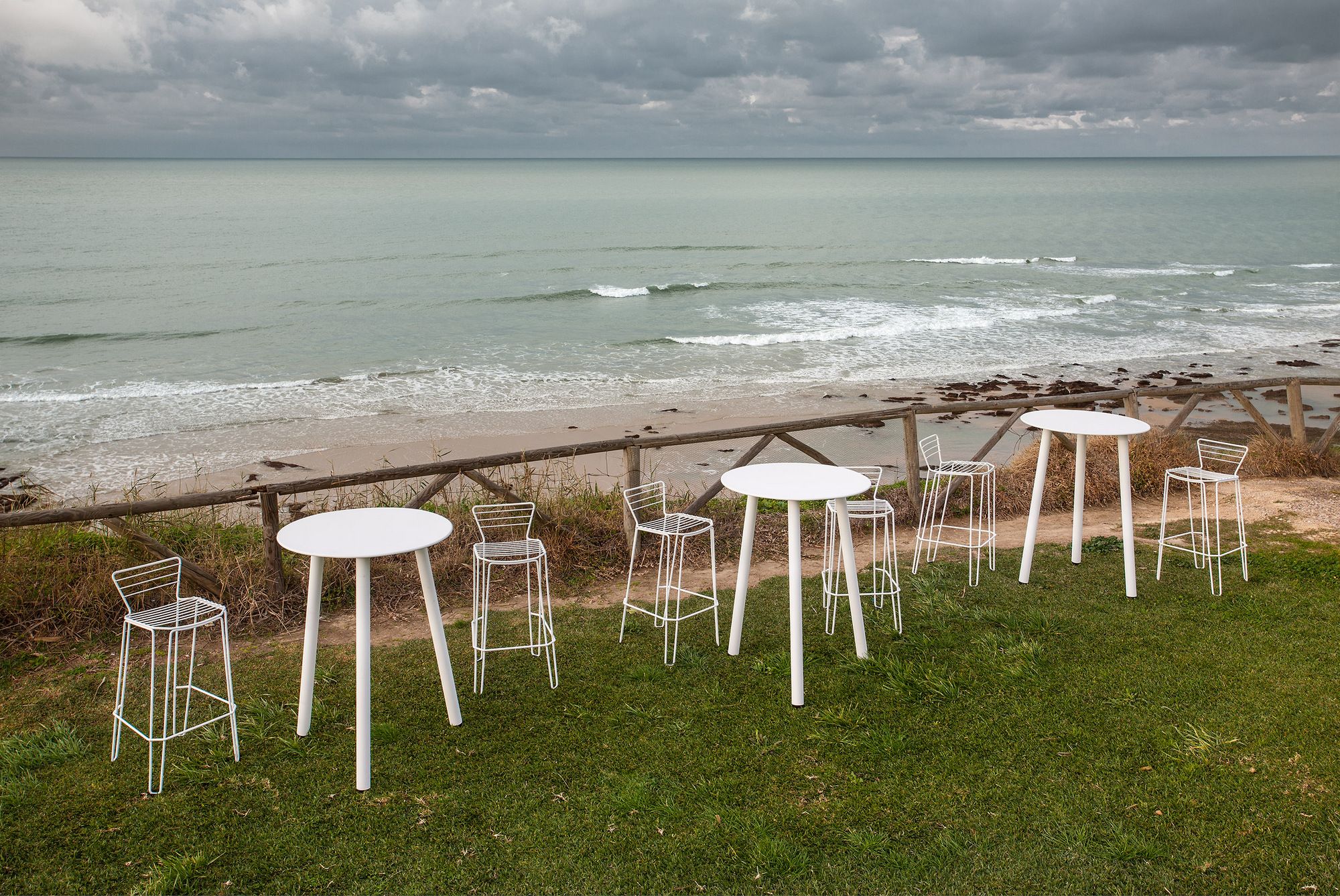 Стальной круглый садовый стол iSimar CORSICA ARCH-00073706 - Вид №6