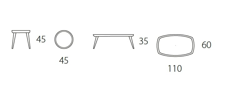 Журнальный столик RIFLESSI WOOD ARCH-00023731 - Вид №2