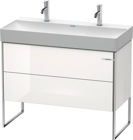 XS444408585 XSquare Тумбочка напольная Белый глянцевый лак Duravit - Вид №2