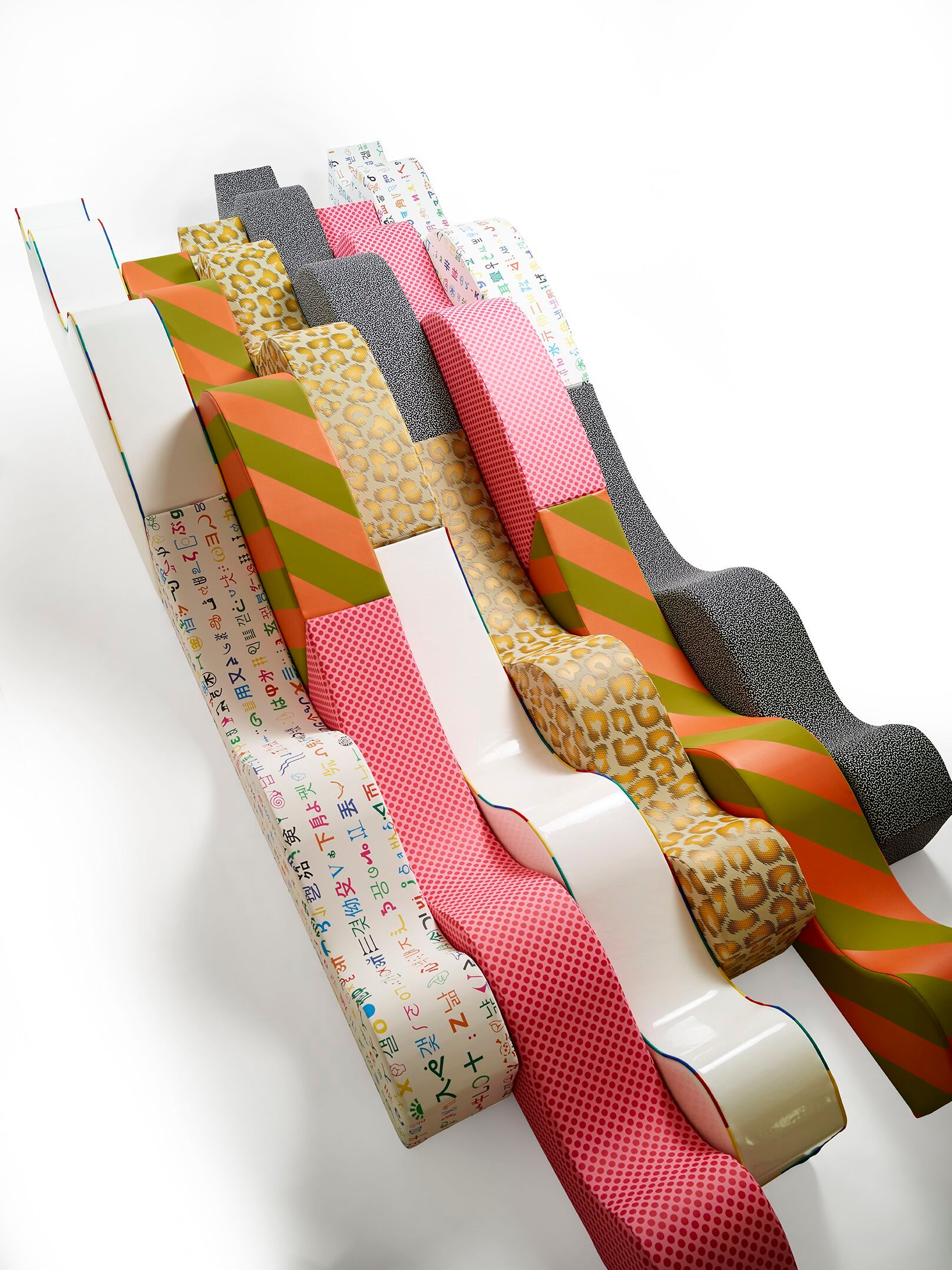 Диван с покрытием из ПВХ Poltronova Superonda ARCH-00040127