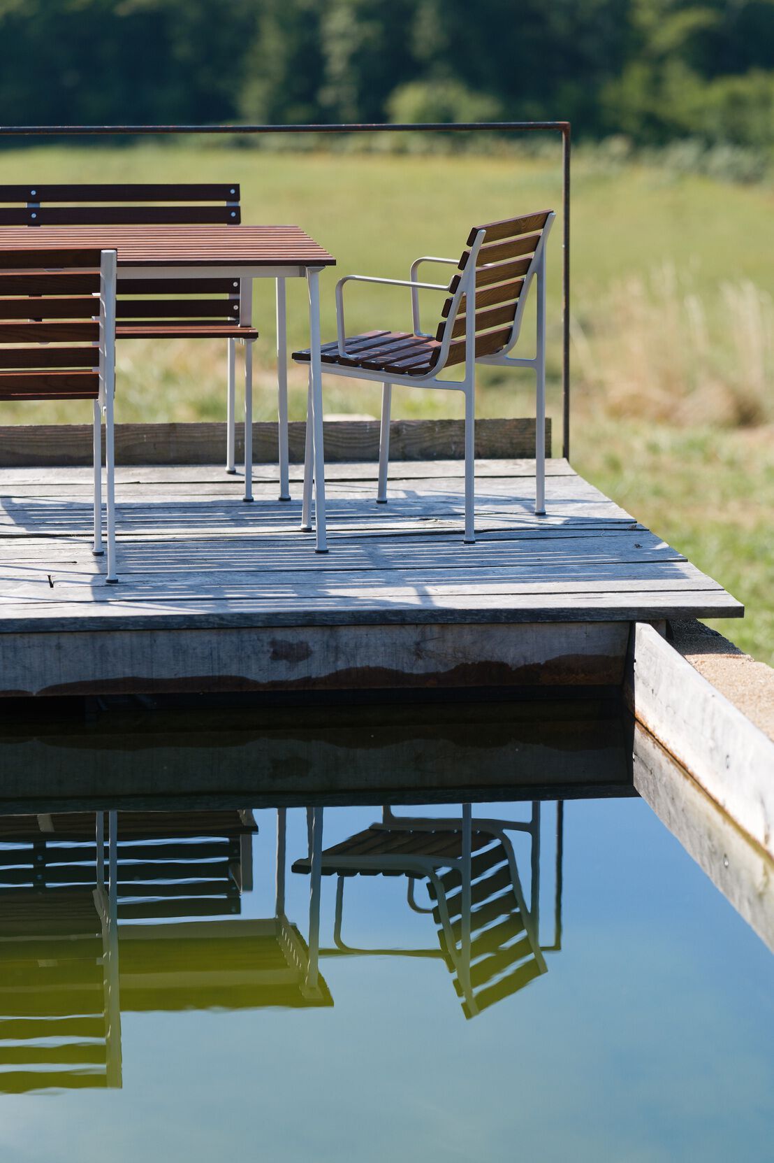 Прямоугольный садовый стол из ясеня Hay Траверс ARCH-00128266 - Вид №28