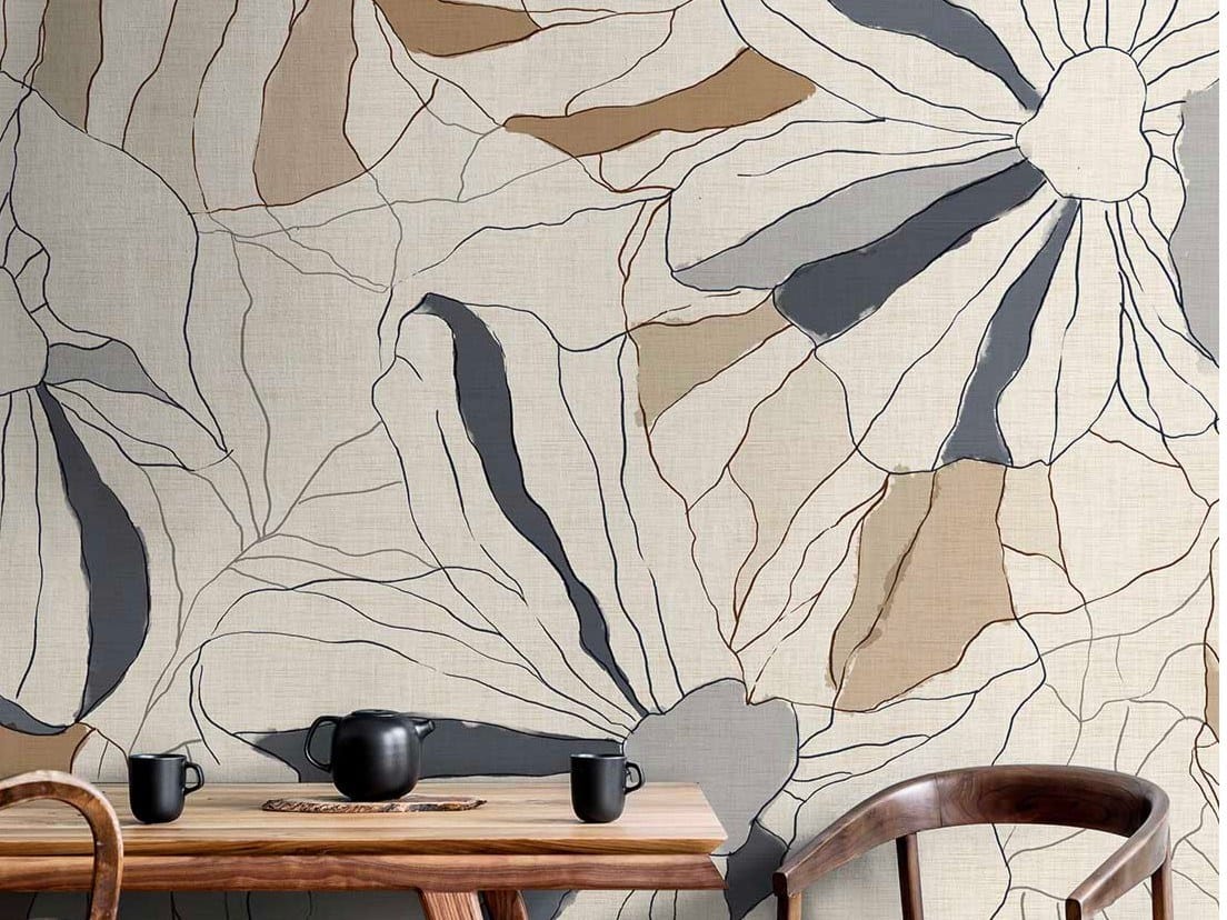 Тропические обои ПВХ бесплатно, экологически чистые, моющиеся WallPepper окружающая среда ARCH-00087312