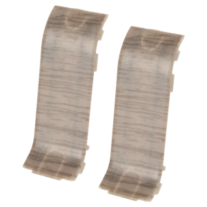 Соединитель для плинтуса «Дуб Ширин», высота 58 мм, 2 шт.