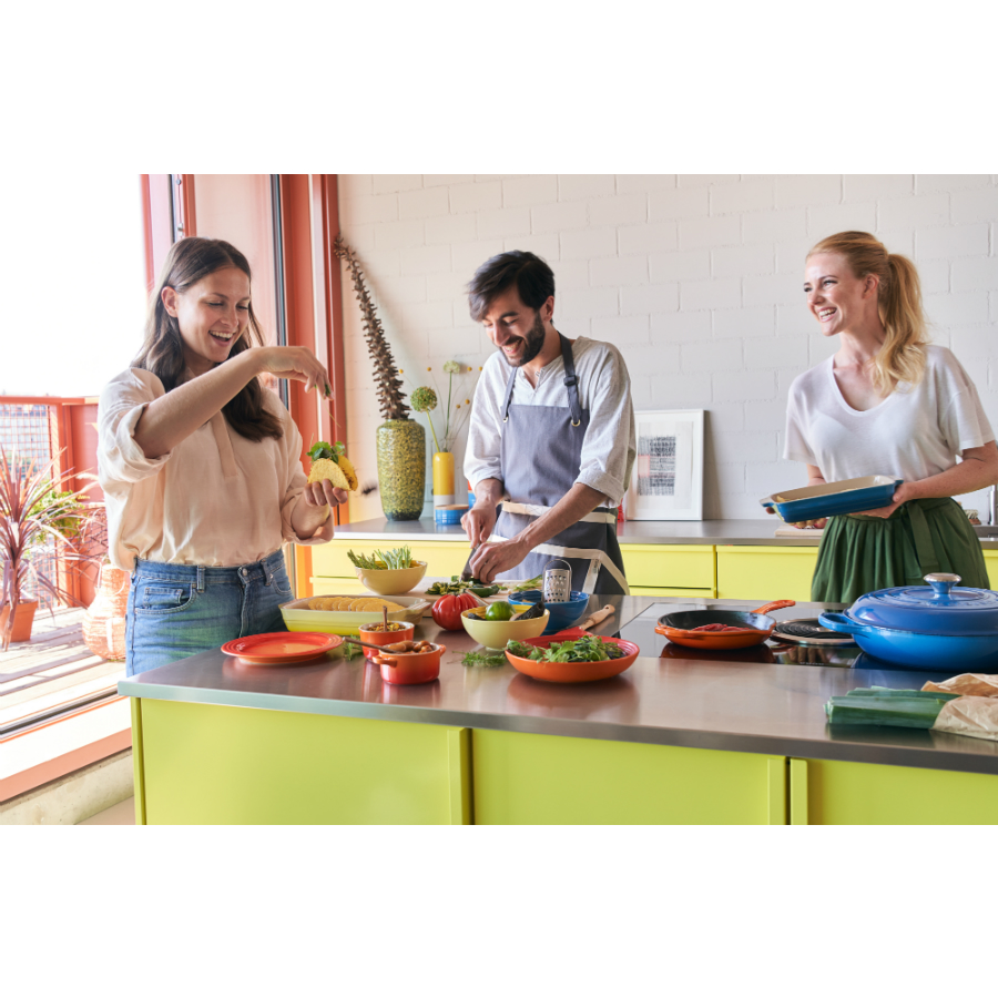 Блюдо прямоугольное Le Creuset, каменная керамика, 26х17 см, голубое 91004726310000 - Вид №1