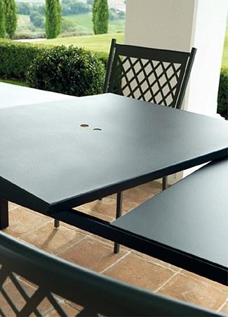 Vermobil Выдвижной прямоугольный садовый стол из металла Sofy Sf2001 - sf2801 - Вид №4