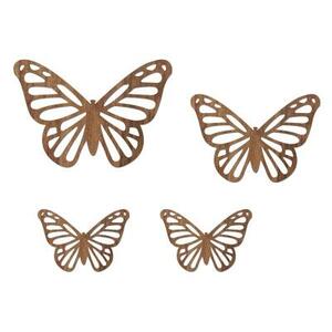 Наклейки деревянные Butterflies