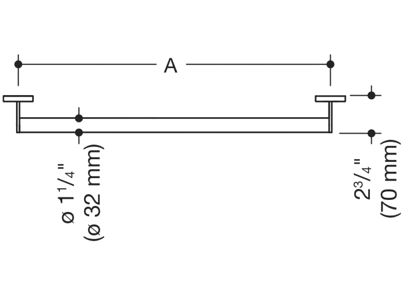 900.36.0S2XA ручка для захвата HEWI USA Produkte  - Вид №1