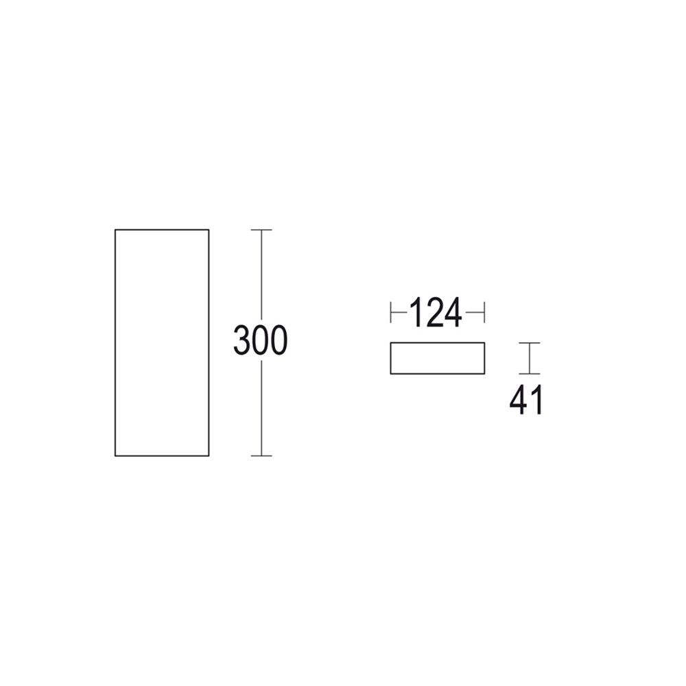 Rettangolo 300 Ghidini Rettangolo .05 Темно-Cерый (Матовый) - Вид №1