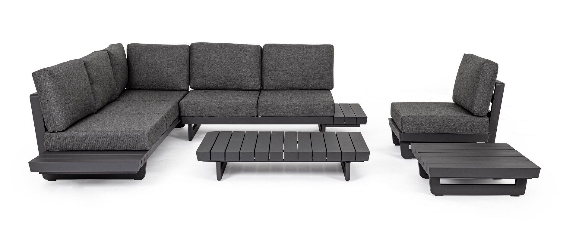 Угловой садовый диван из ткани BIZZOTTO Infinity ARCH-00091397 - Вид №38