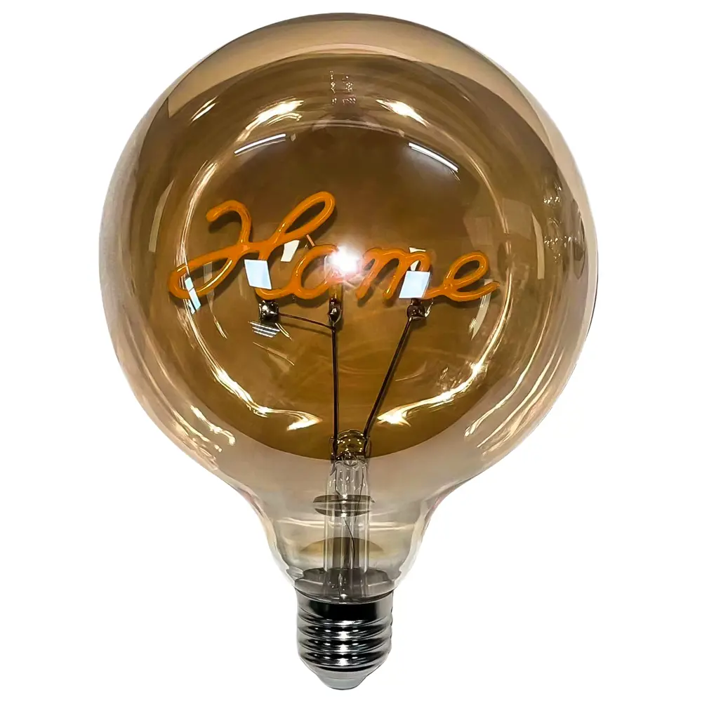 Декоративная филаментная лампа Voltega Home G125 тонированная 4Вт E27 89346002 STLM-0905802