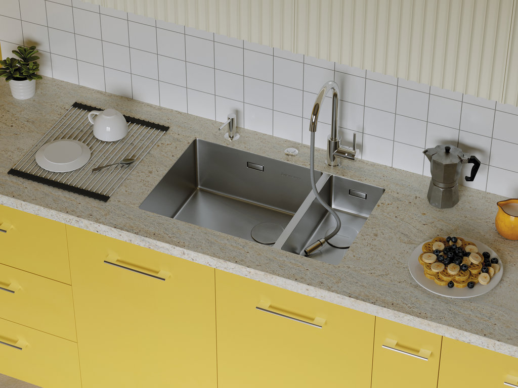 Кухонная мойка Taki 69-2-U/IF Side GB-L OMOIKIRI 4997050 - Вид №3