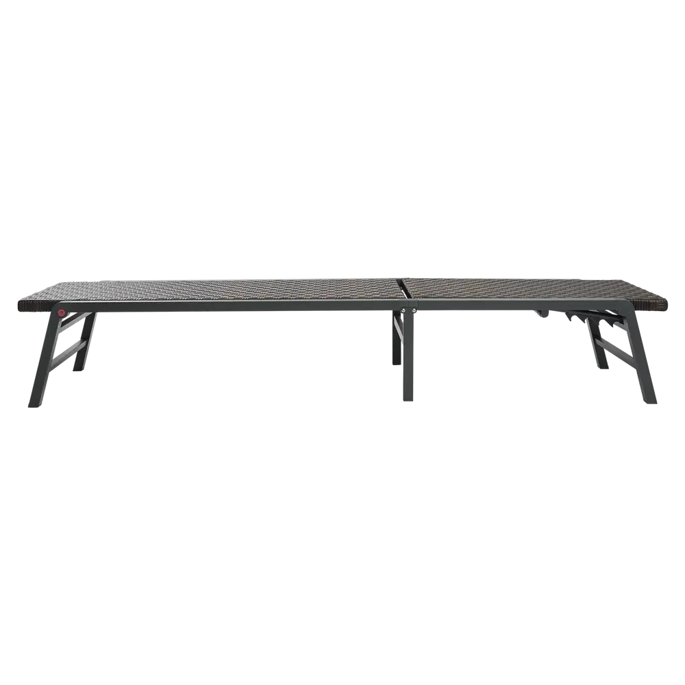 Шезлонг BEGINIA Kreo 193x60x31 см алюминий коричневый STLM-2183725 - Вид №13