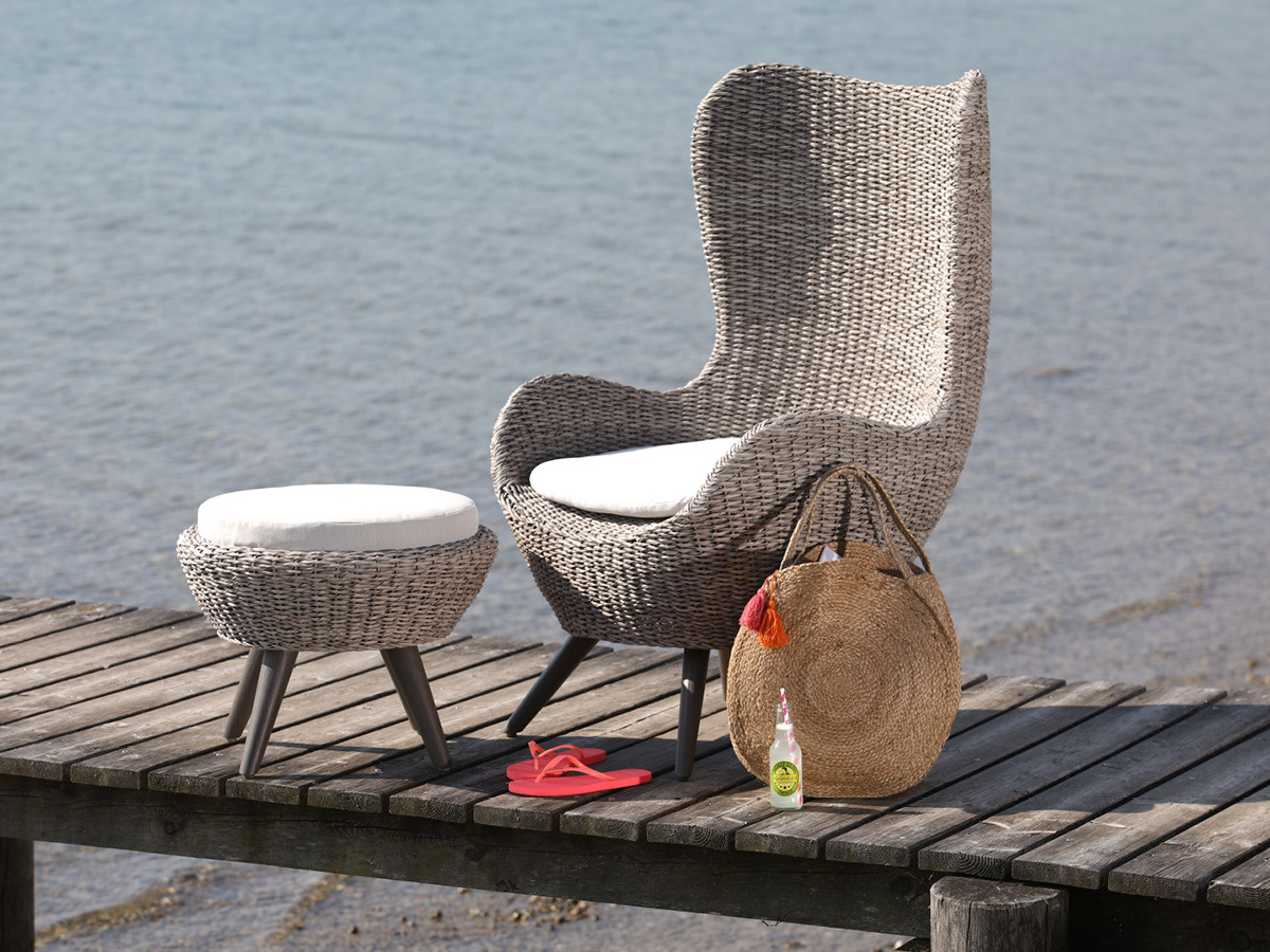 68.00.0861 Приставной столик / подставка для ног Ocean twist oyster Mbm - Вид №1