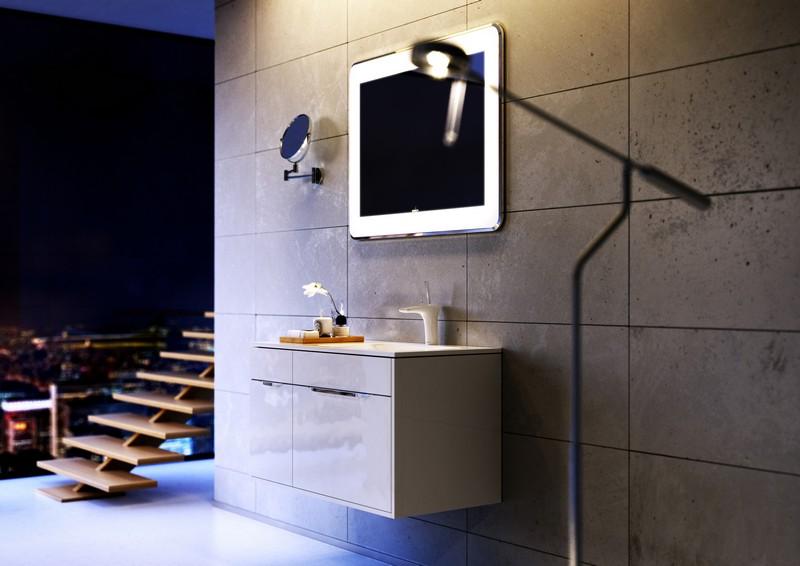 Malaga тумба под умывальник подвесная правая, цвет белый Mal.01.09/R AQWELLA MAL0904DR - Вид №2