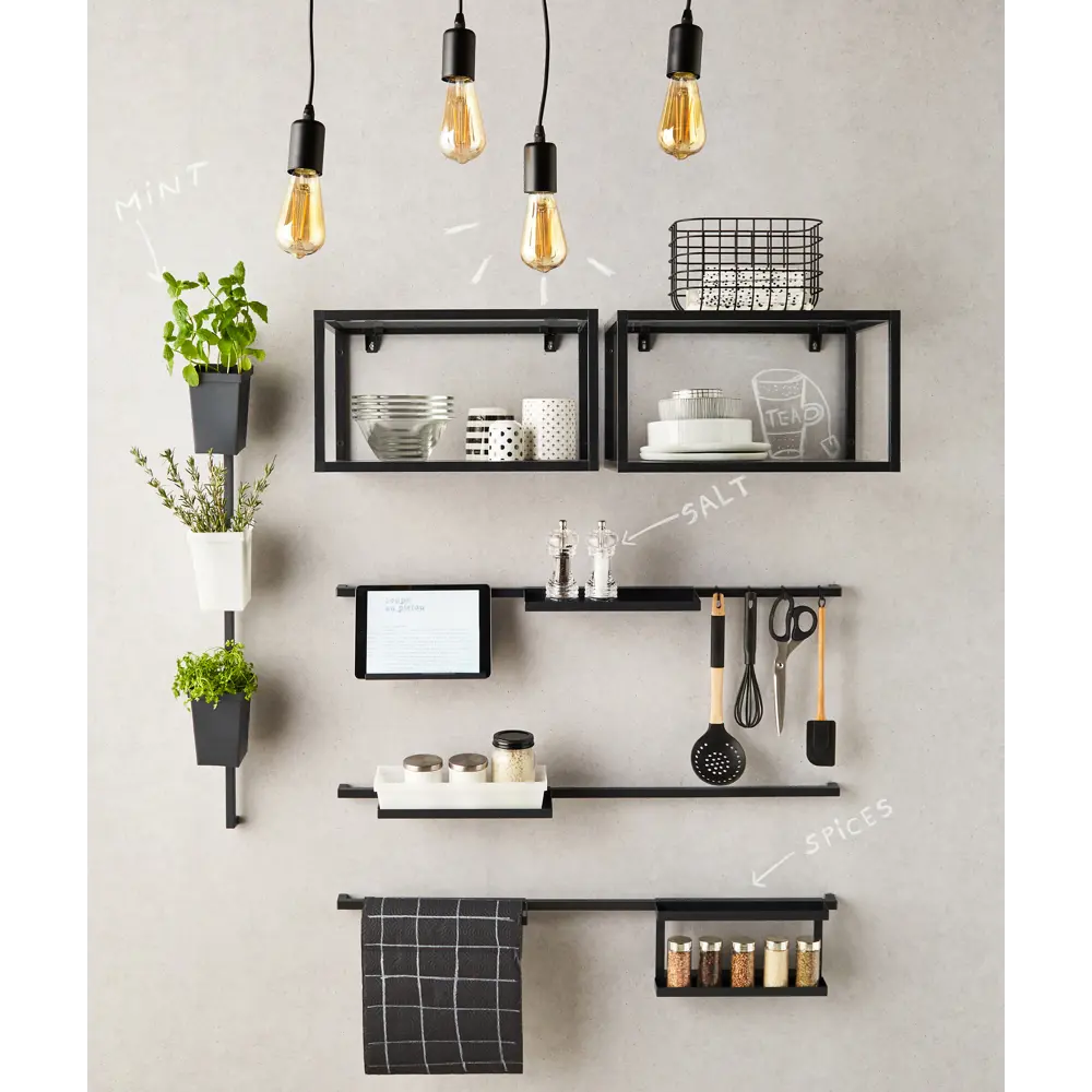 Delinia ID — Двухъярусная полка для специй на рейлинг 80135880 STLM-0013783 - Вид №9