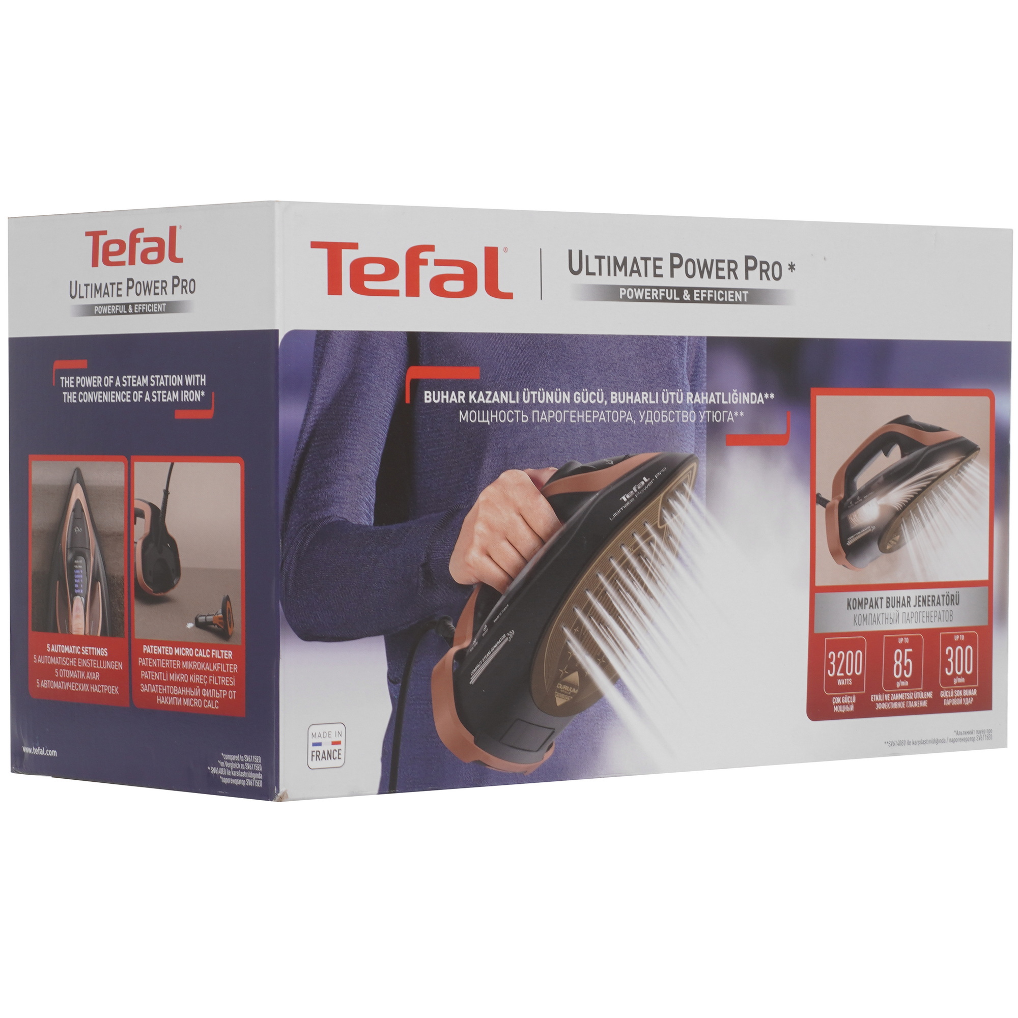 5604983 Утюг Tefal ULTIMATE POWER PRO FV9E50E0 черный STDN-0036172 - Вид №12