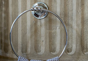 Gentry Home Настенный керамический подстаканник Kent Хром sun-id-1075209 - Вид №1