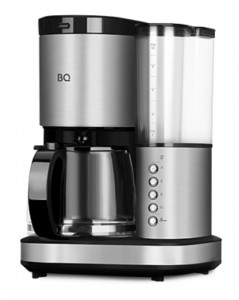 9073263 Кофеварка капельная BQ CM7002 Steel-Black серебристый