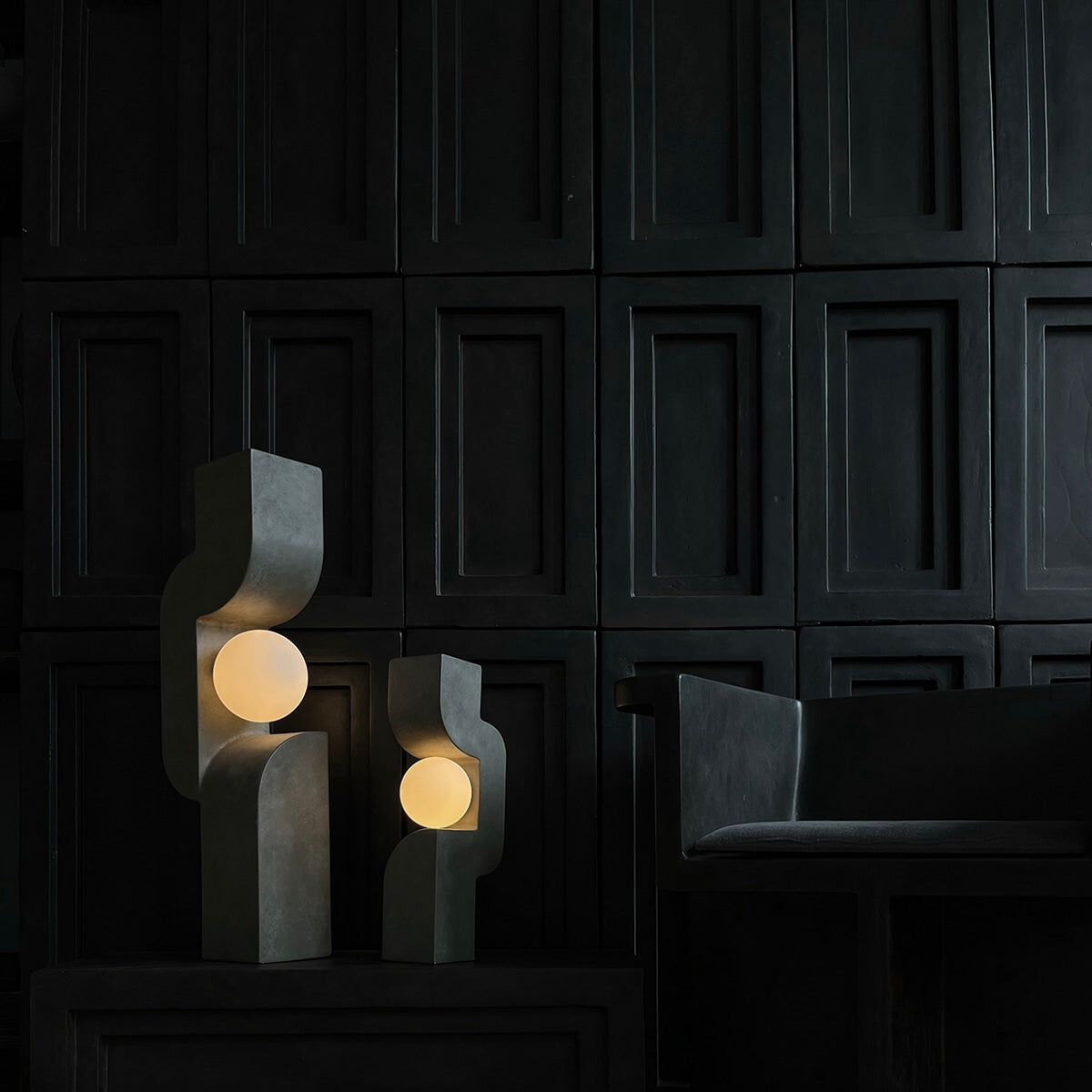 Керамическая настольная лампа 101 Copenhagen сидящий человек ARCH-00100274 - Вид №8