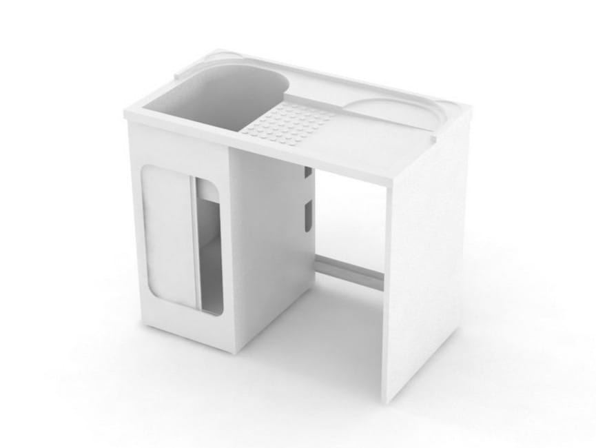 Открытый ABS прачечная шкаф с полкой полуострова COLAVENE Lavacril ARCH-00073780 - Вид №4