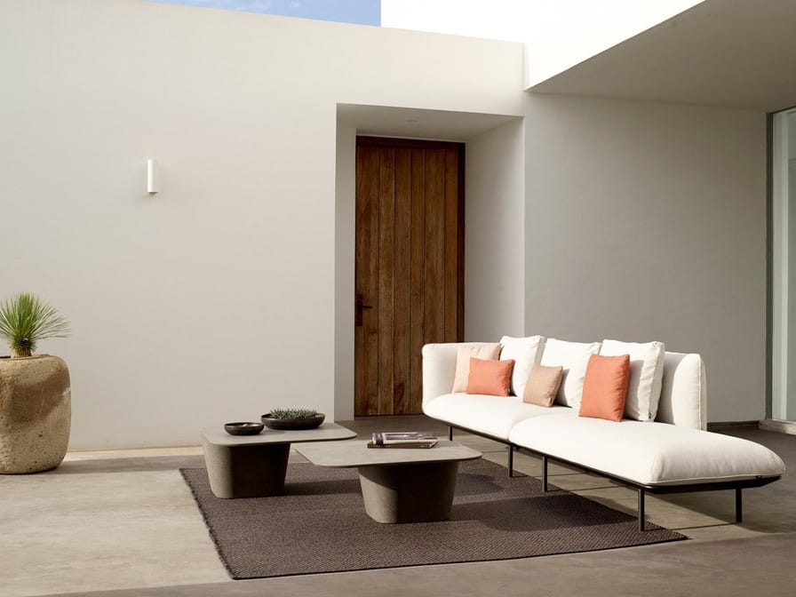 Светлый бетонный квадратный стол TRIBÙ Tao ARCH-00064643 - Вид №4