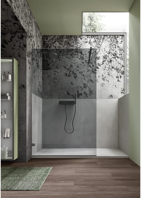 Стеклянная прямоугольная душевая кабина Gruppo Geromin Lume ARCH-00020923