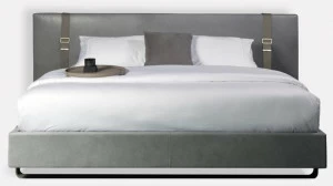 MORADA Двуспальная кровать в коже Bond Bond bed