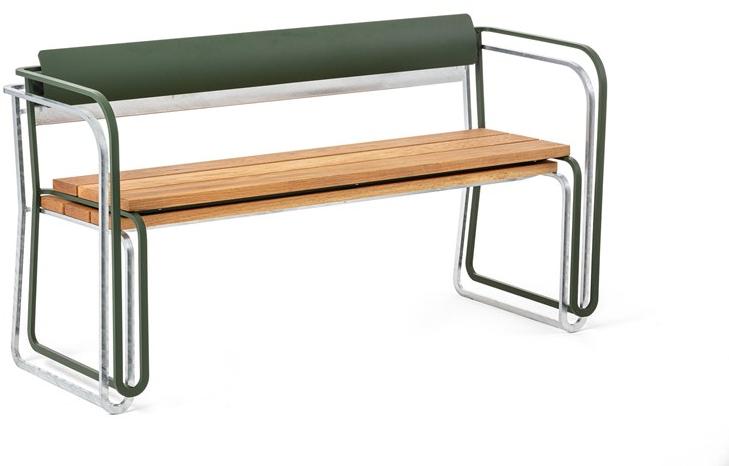 Nola Industrier Складная скамья из стали и дуба  U40-01, u40-01 / 2  - Вид №3