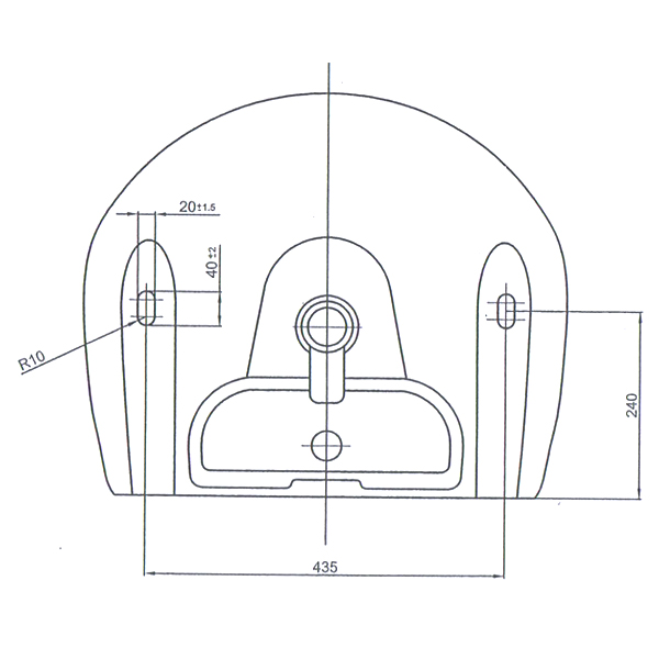 1015163 Подвесная раковина настенная круглая Лобненский Стройфарфор  белая  - Вид №1