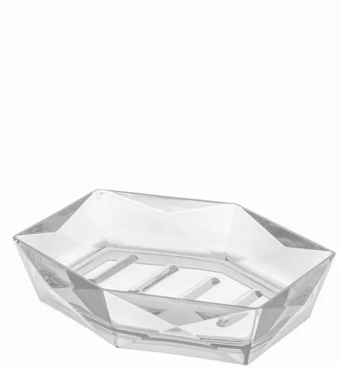 Мыльница Lemer Stellar — прозрачный акрил для эстетики ванной 88482919