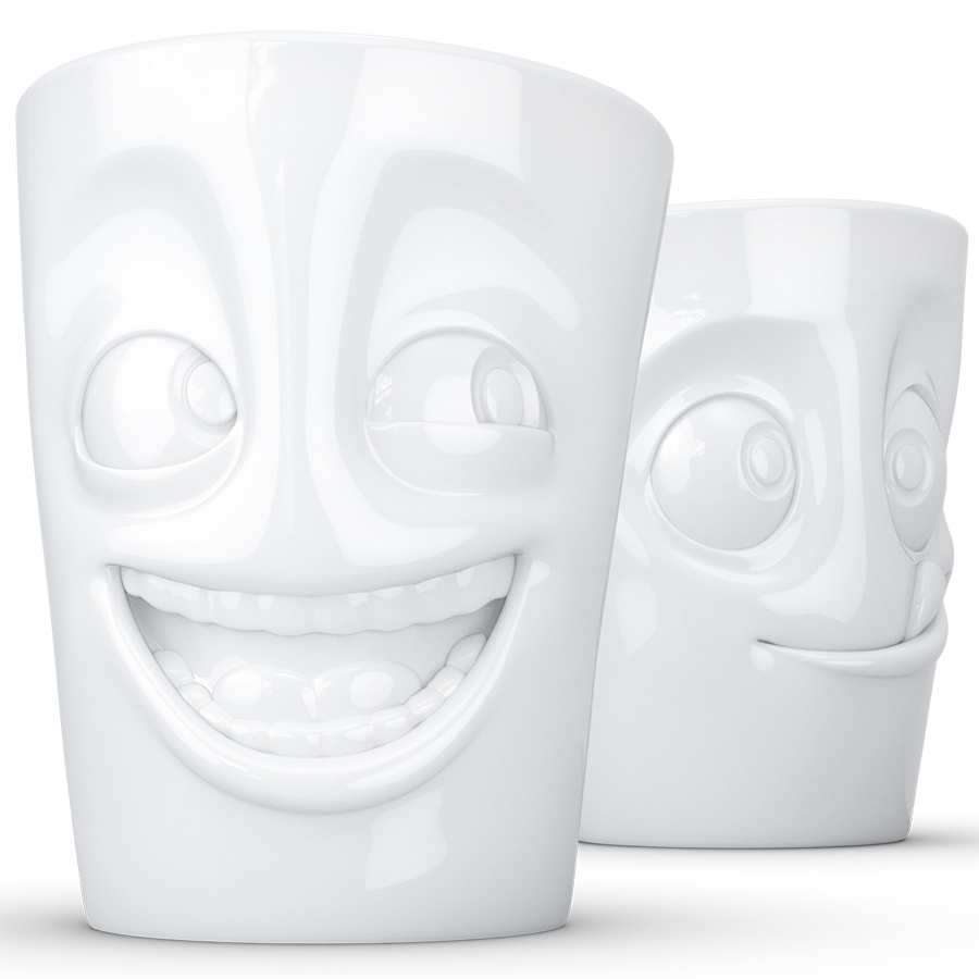T01.29.01 Набор из 2 кружек tassen joking & tasty 350 мл белый Tassen by FIFTYEIGHT PRODUCTS 