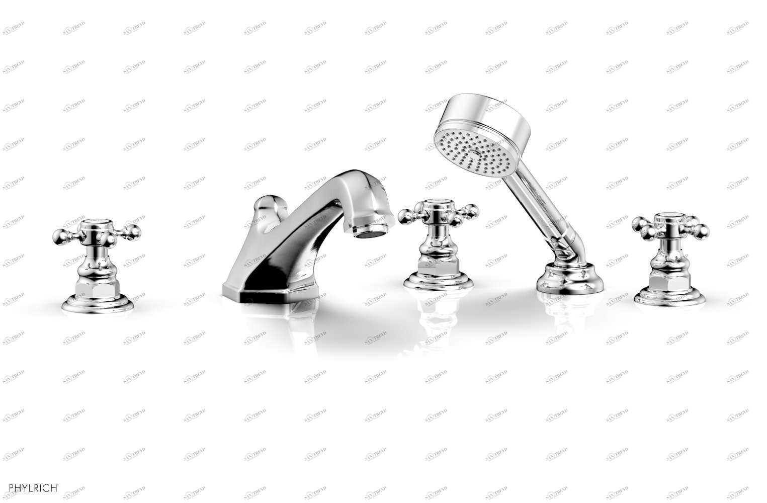 Смеситель для ванны HEX TRADITIONAL Phylrich  500-48-026 Хромированный 