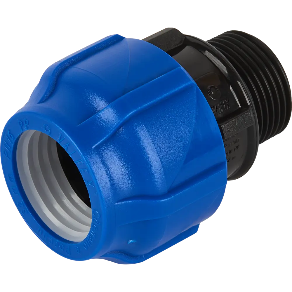 Муфта комбинированная ПНД Valfex 1"x32 мм НР 121001132100 89106758 STLM-2007018 