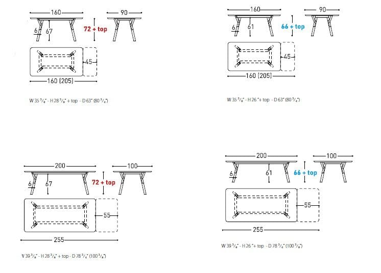 Прямоугольный садовый стол Varaschin ссылка ARCH-00108490 - Вид №10