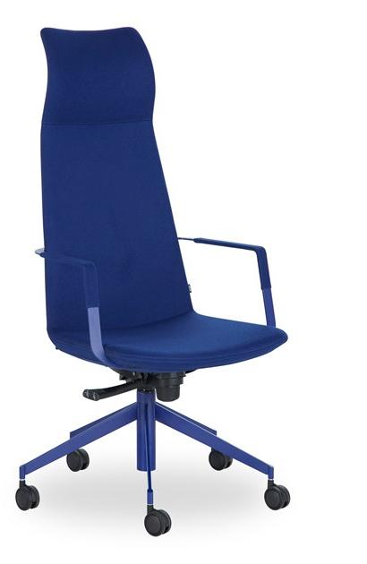 B&T Design Офисное кресло руководителя из ткани с 5 спицами и высокой спинкой Zone sun-id-1415588 - Вид №1