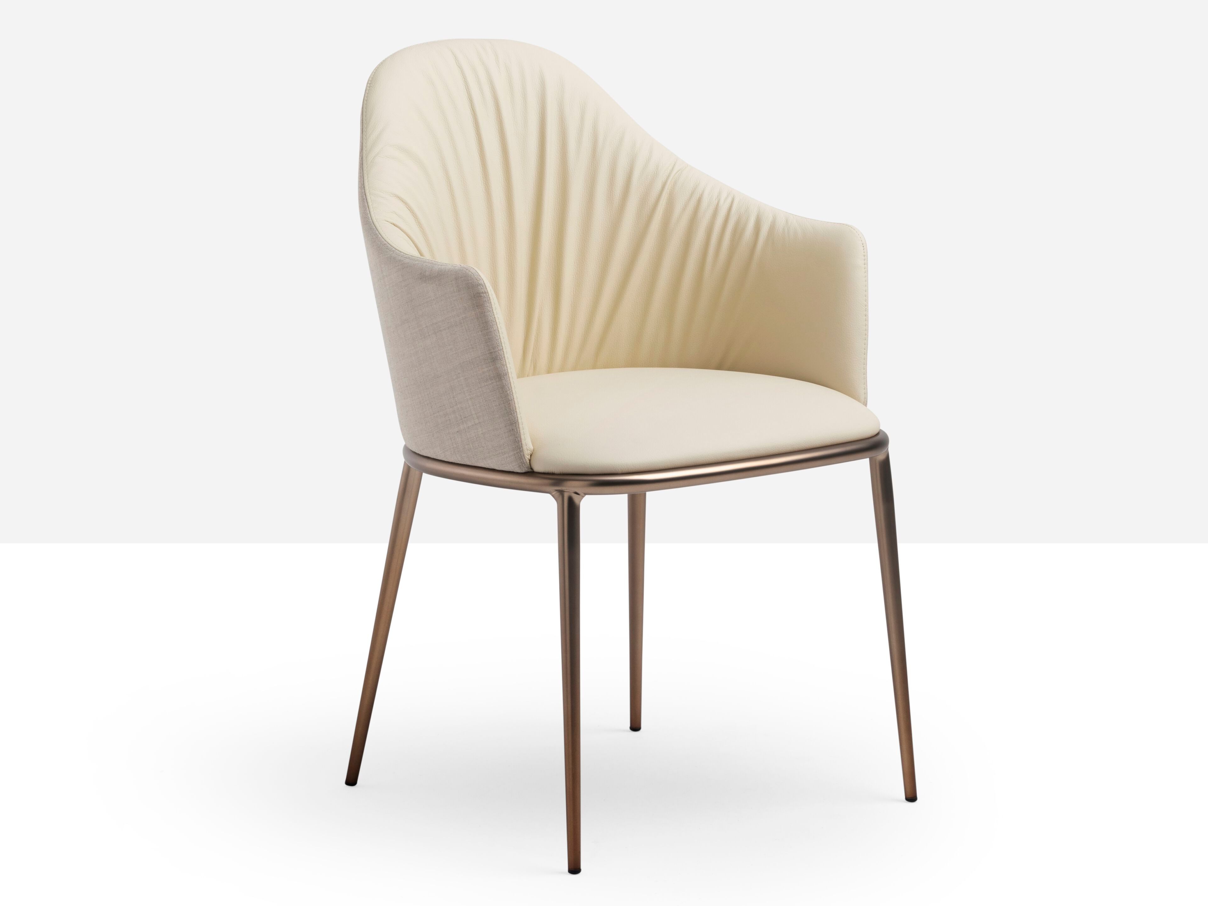 Кожаный стул с подлокотниками Midj ARCH-00121883