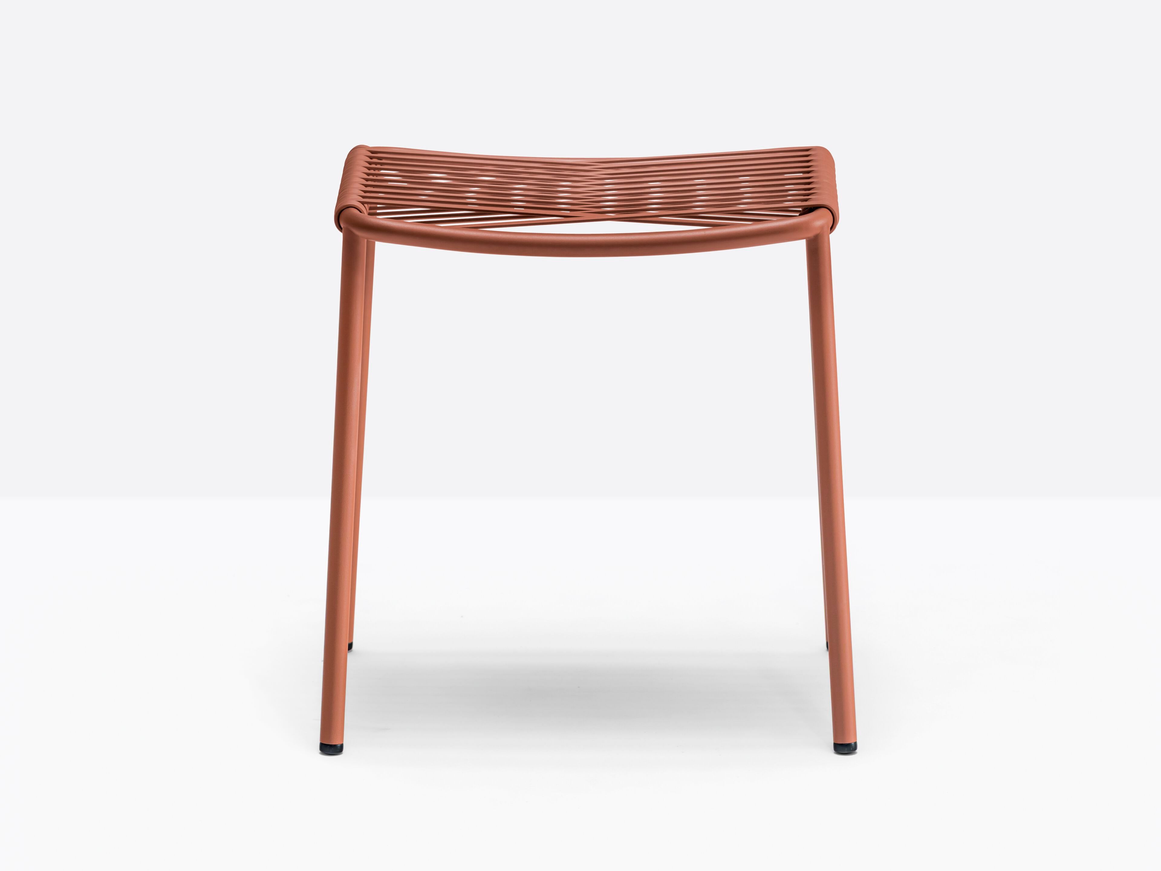 Стальной и ПВХ низкий садовый стул Pedrali Philía ARCH-00037085 - Вид №2