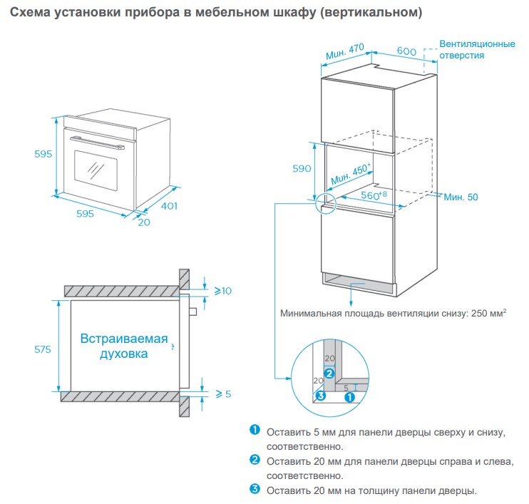 9256878 Электрический духовой шкаф Gressel RU6ES7757000 черный STDN-0104151 - Вид №11