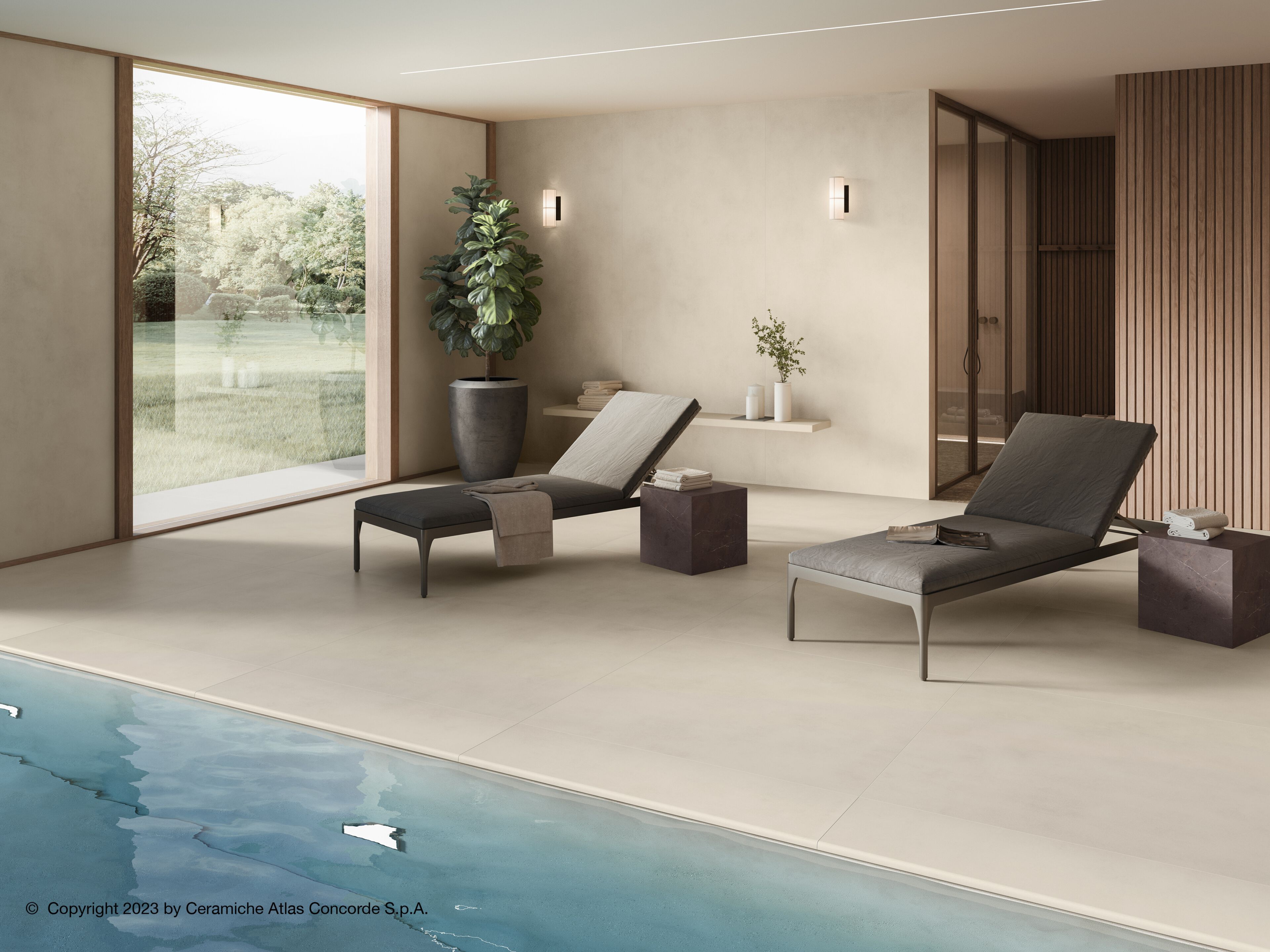 Пол / керамогранит с эффектом цемента Atlas Concorde Boost Balance ARCH-00002208 - Вид №4