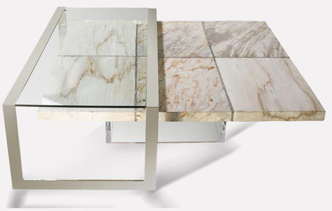 MORADA Квадратный журнальный столик из акрила и дерева Petra sun-id-1441597 - Вид №2