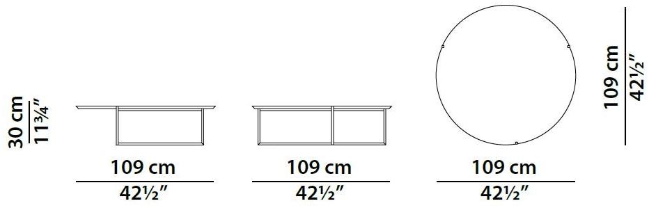 BAXTER Круглый журнальный столик из мрамора Icaro sun-id-1498549 - Вид №6