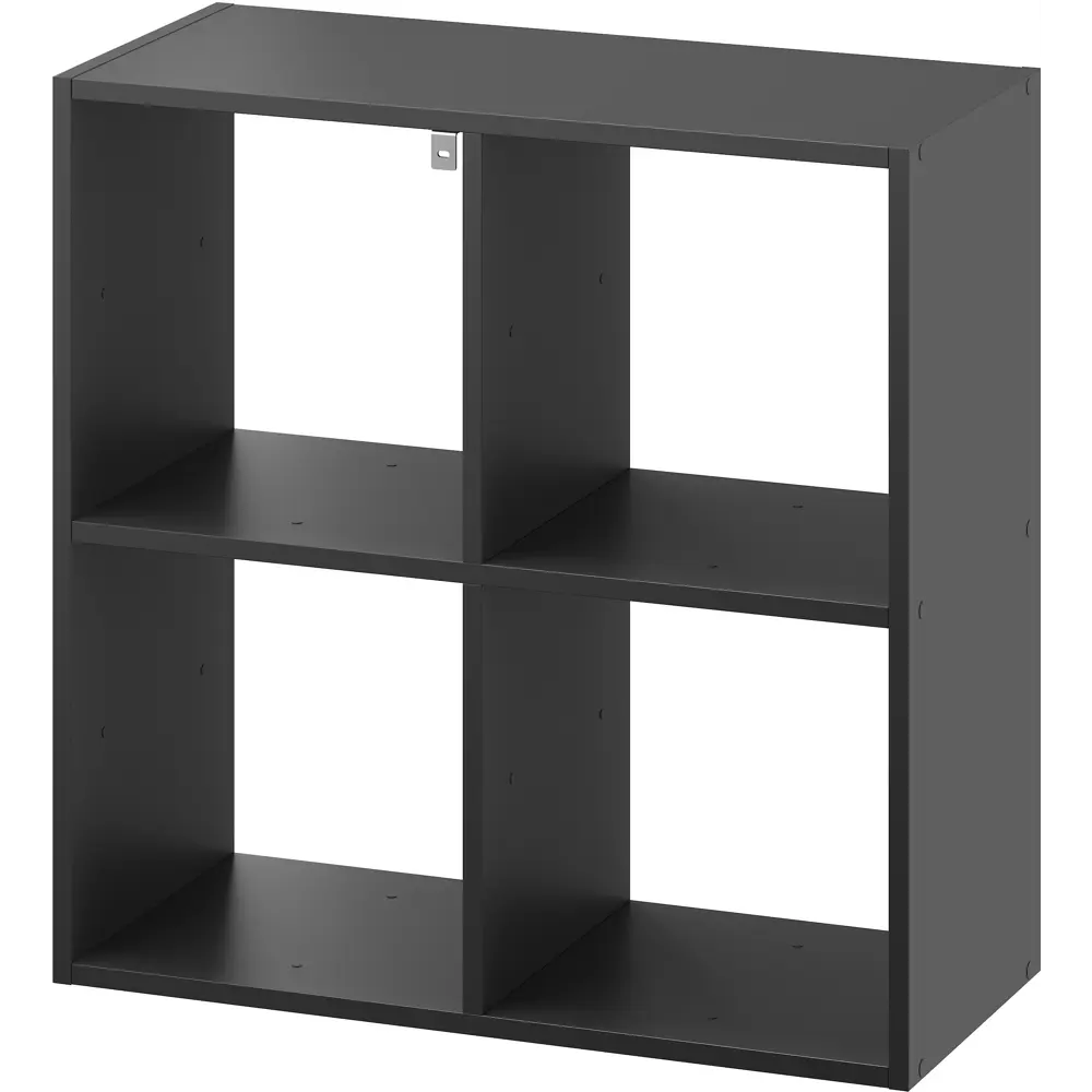 Стеллаж SPACEO KUB 2x2К, 70х70х31,7 см, цвет графит 82037478 STLM-2075661  - Вид №2