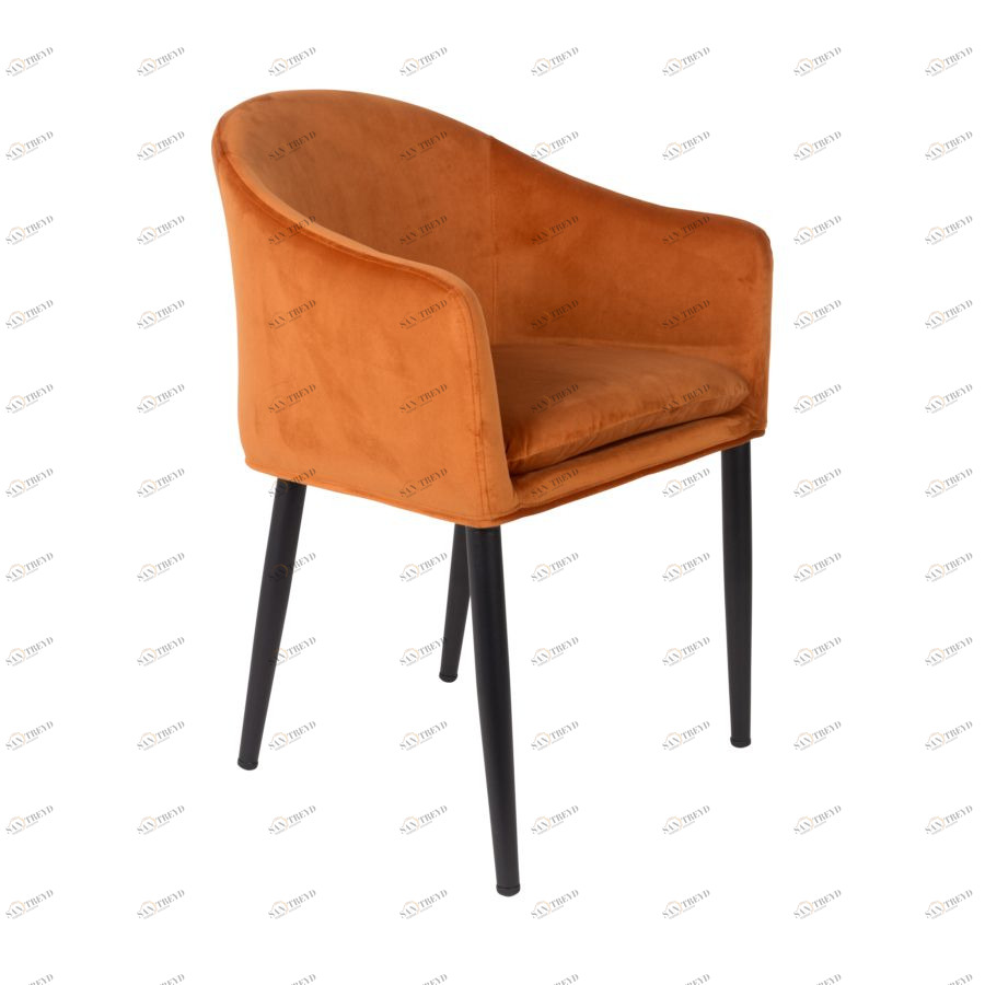 Кресло Catelyn оранжевое White Label Living 1200160