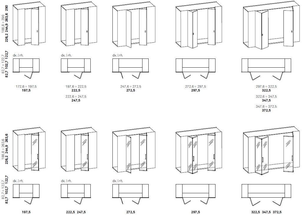 Caccaro Модульная гардеробная Camerino sun-id-1430962 - Вид №5