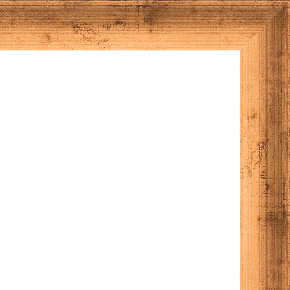 BY 0750 Зеркало в багетной раме - красная бронза 37 mm EVOFORM Definite - Вид №4