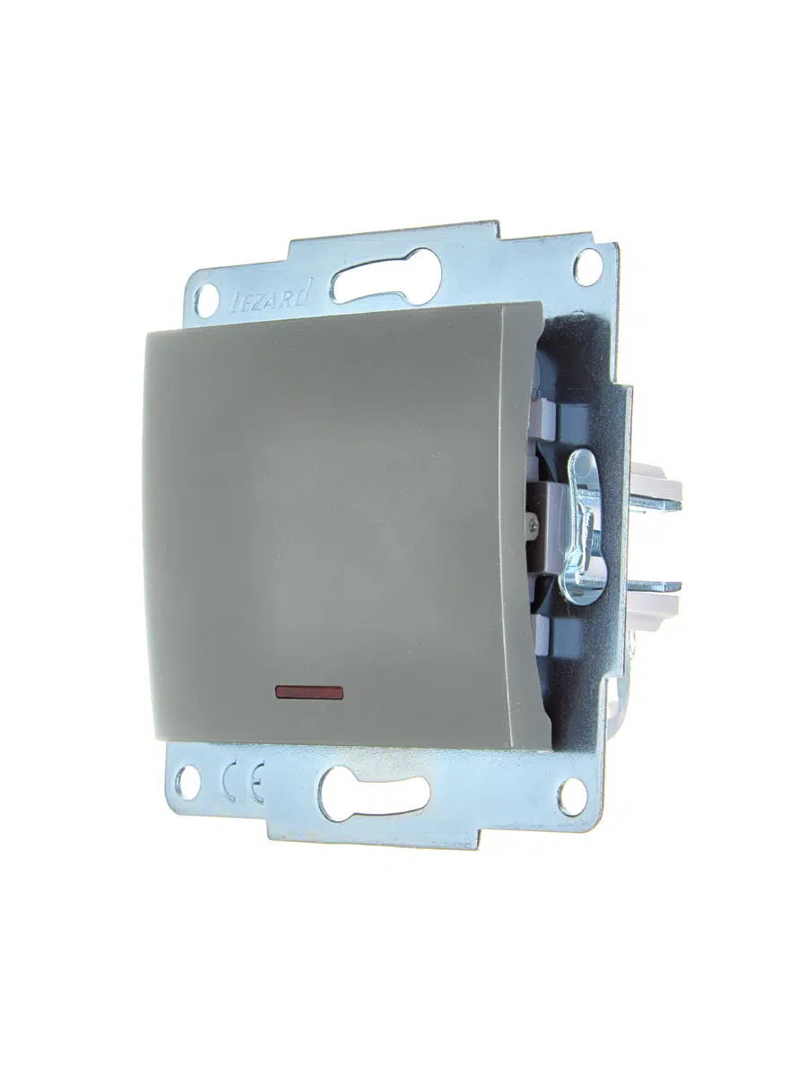 ASTI Выключатель с подсветкой платина механизм LEZARD 7081-3588-111 - Вид №2
