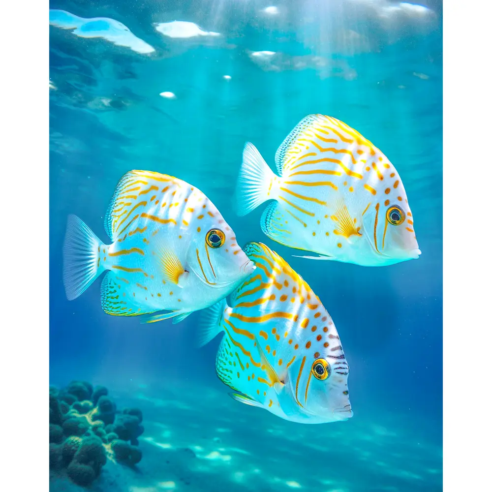 Картина на холсте Рыбы 40x50 см 89345476 STLM-2012543 Santreyd 