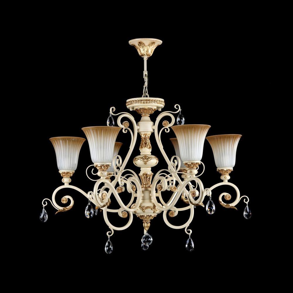 Подвесная люстра Freya Symphony FR2333-PL-06-BG FREYA ДИЗАЙНЕРСКИЕ, SYMPHONY 194269 Бежевый  - Вид №2