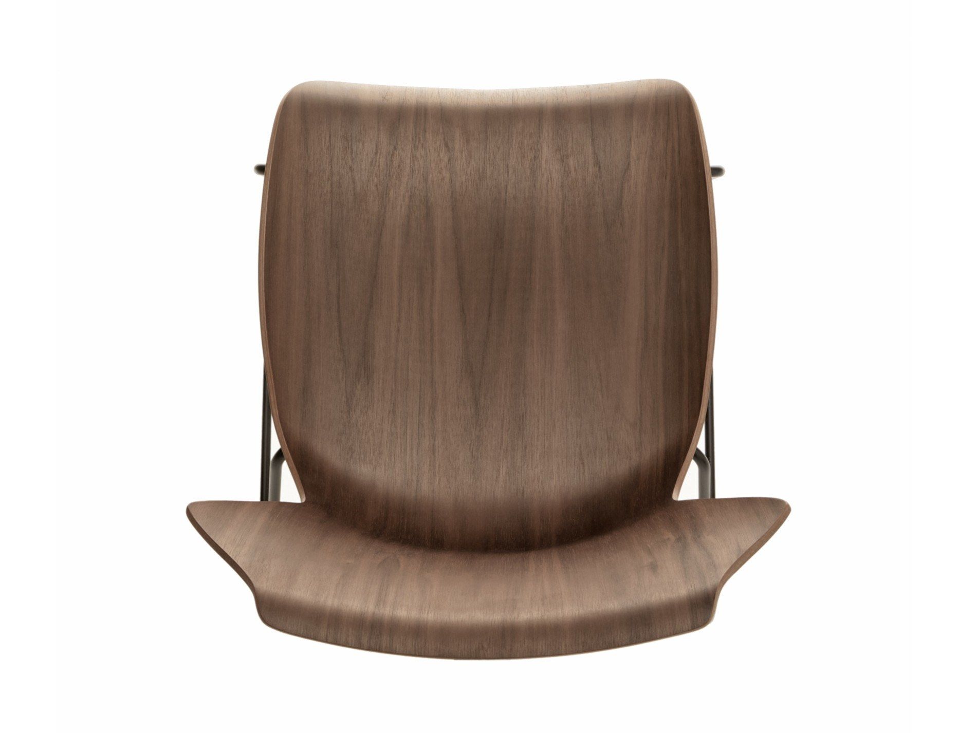 Штабелируемый стул из стали и дерева BassamFellows Лепесток ARCH-00152038 - Вид №5