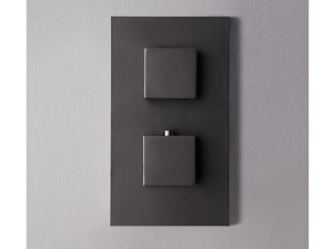 Латунный термостатический смеситель для душа с 2 отверстиями